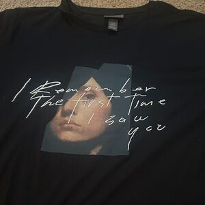 H&M Black Graphic Tee